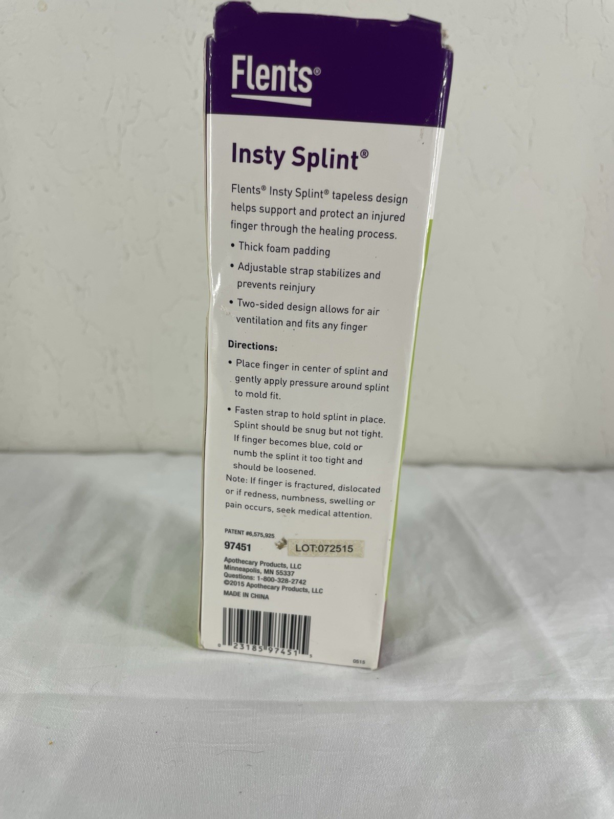 Flint’s Insty Split Two- Slide Finger Splints