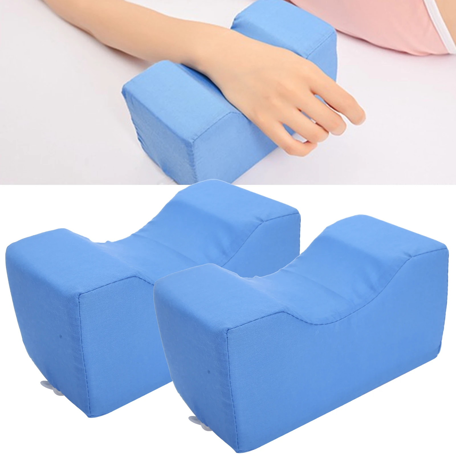 2Pcs Wrist Ankle Support Ankle Antibedsore Cushion Sponge Leg Rest Elevating Pad
