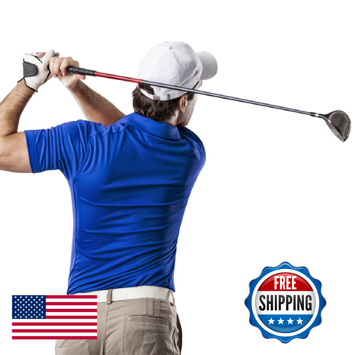 Wellsmart Pro Golf Huggy Back Back Support For Golf Walking Thin Breathable Fit