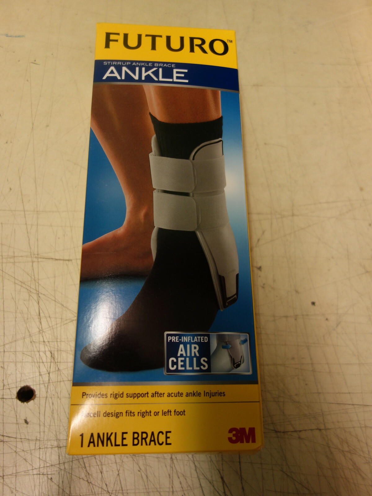3M Futuro Adjustable Ankle Stirrup Brace Firm Support # 48442