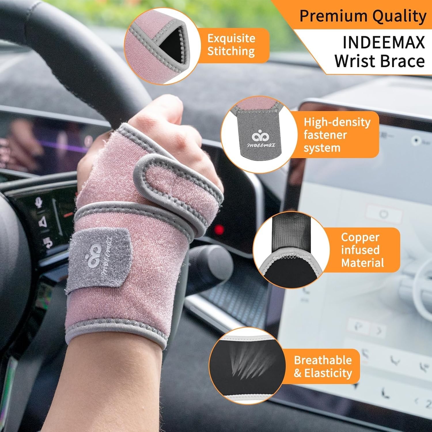 2-Pack Compression Wraps for Wrist Pain Relief – Adjustable & Breathable