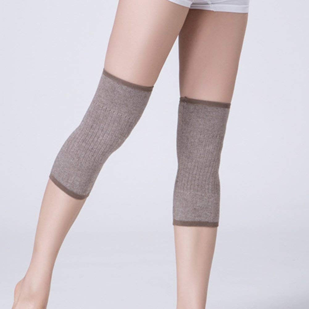 Knit Cashmere Knee Warmers Sleeping Supports Brace Soft Sleeve Wrap