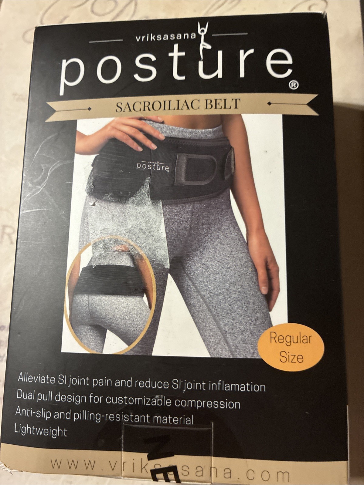 SI Belt for Men and Women That Stabilize Sacroiliac Joint and Alleviate Pain