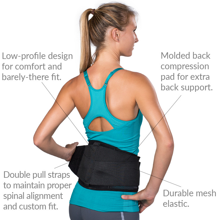 DonJoy ComfortFORM Back Support, Black