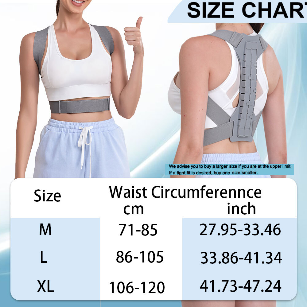 Posture Corrector Support Back Shoulder Brace Belt Band For Men Women