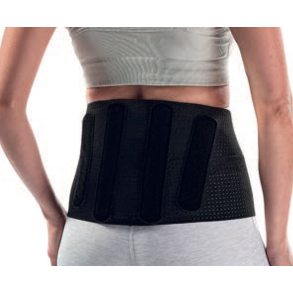 Donjoy Lumbar Band Stretch Corset Skinstrap for Low Back Poor H 26cm Black