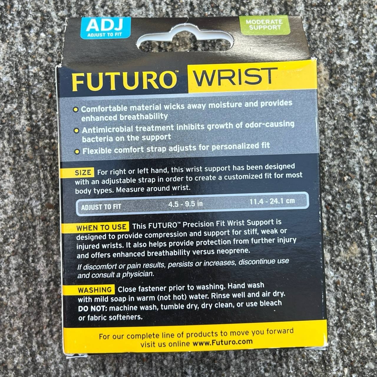 FUTURO Precision Fit Adjustable Wrist Support Moderate Support