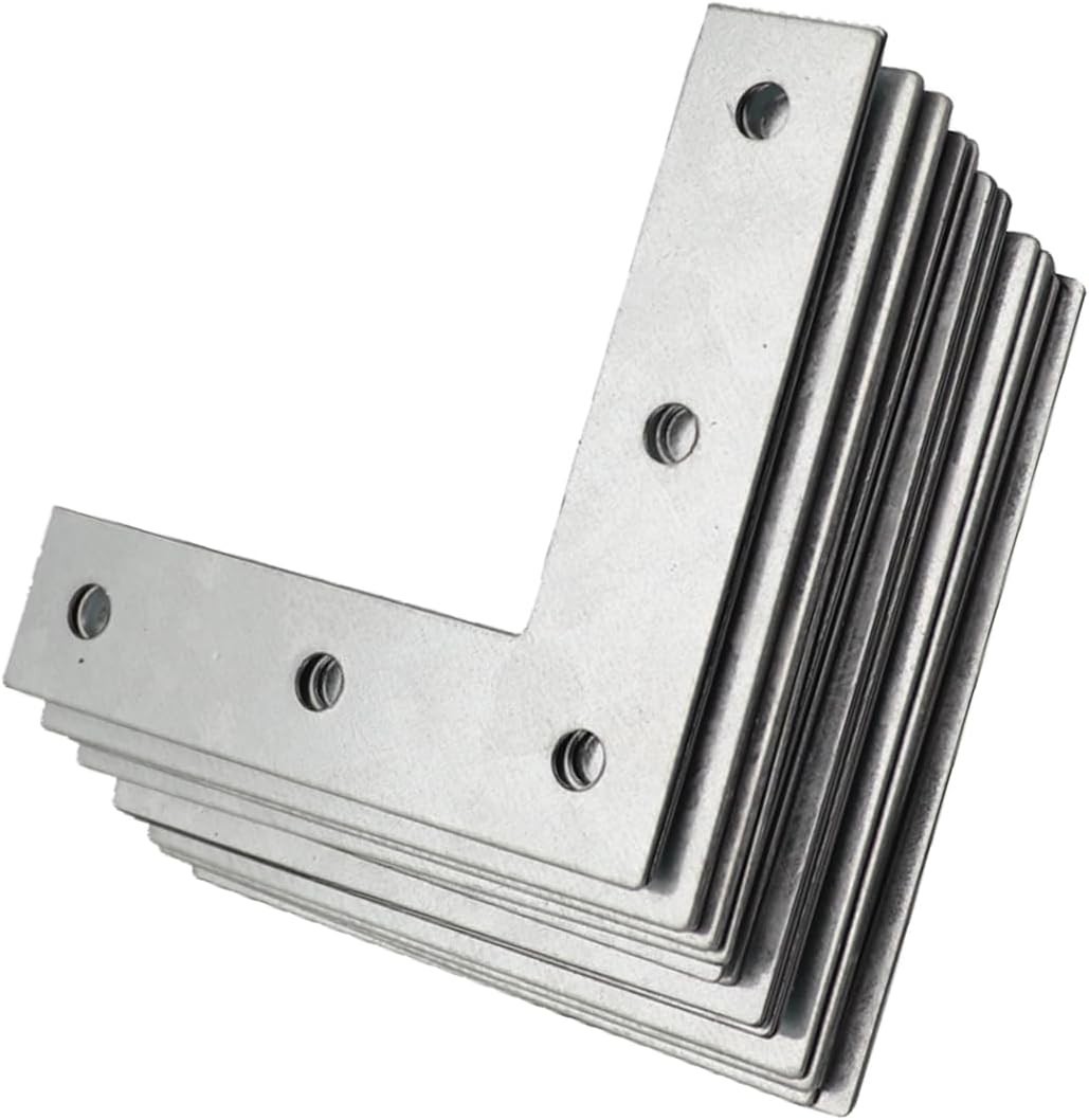 Versatile 20Pcs 3 Inch Flat Angle Braces – Strong Support Plates for Furniture