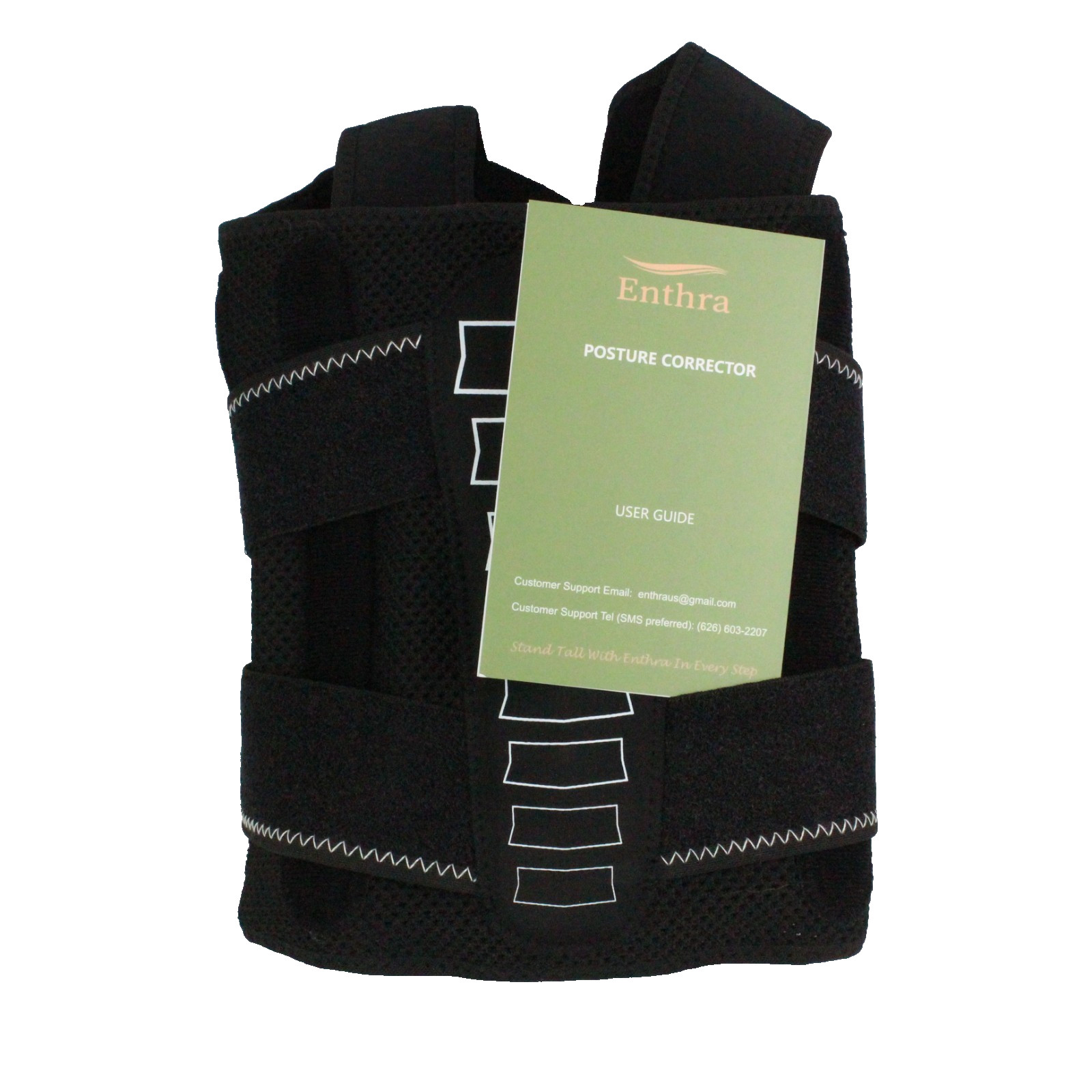 Enthra Back Brace Posture Corrector for Women/Men Size L