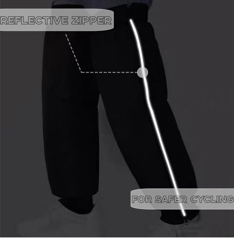 Motorcycle Warm Leg Knee Sleeves Winter Windproof Waterproof Plush Leg Pad Guard