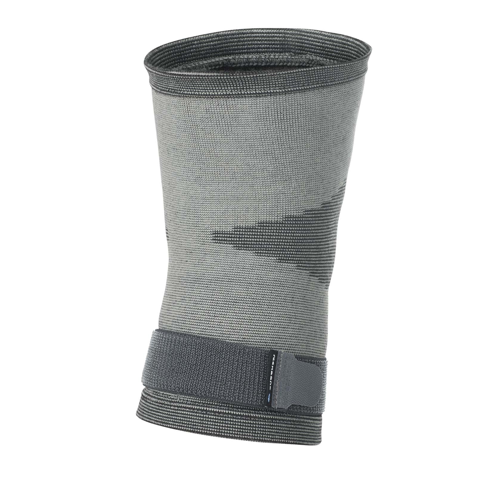 Rehband Compression knee sleeve, elastic brace for sports & Large, Grey