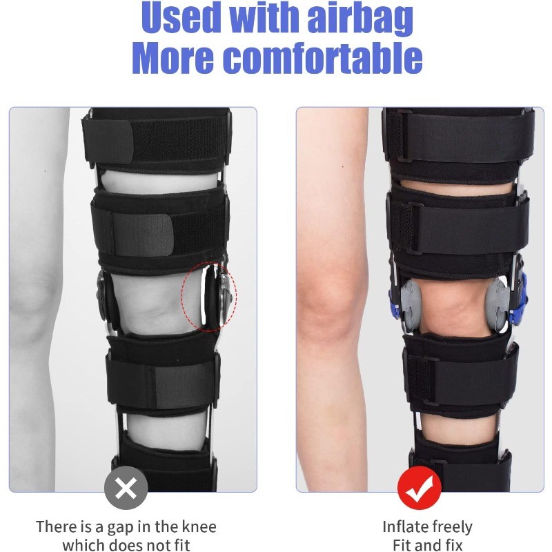 Knee Brace Post Op Knee Brace Adjustable Knee Immobilizer Support Side Leg