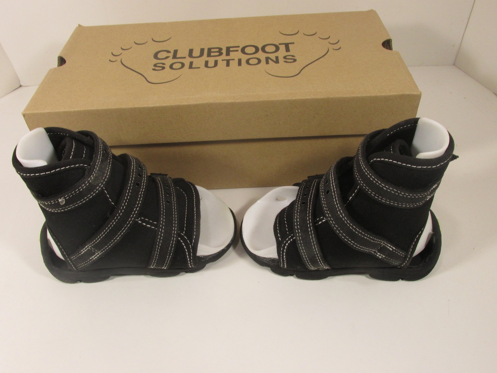 Clubfoot Solutions Iowa Brace 3 Orthosis Boots Youth M Black CFS-AFO-6 Leg