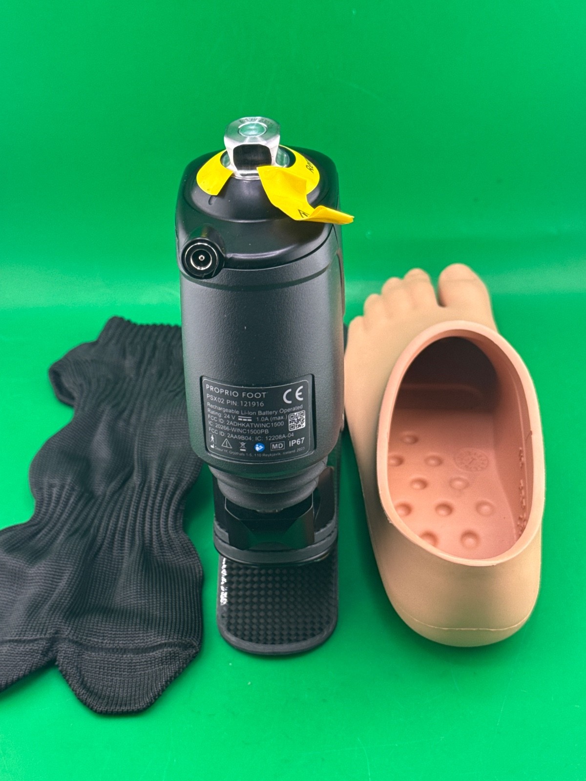 Ossur proprio micro processor prosthetic foot. Left. Size 22. Category 1
