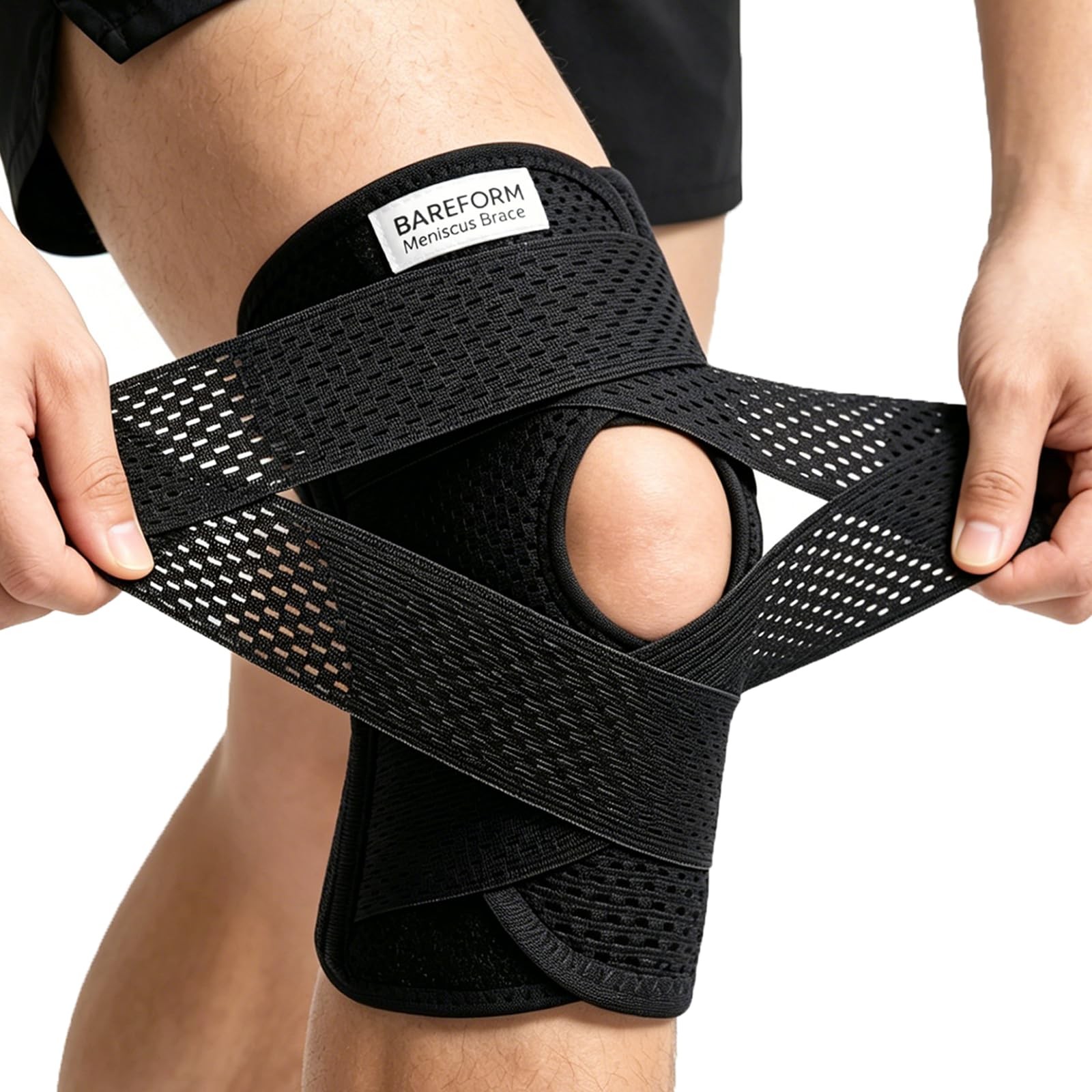 Bareform Meniscus Brace. Relieves Knee Pain And Tears, XX-Large