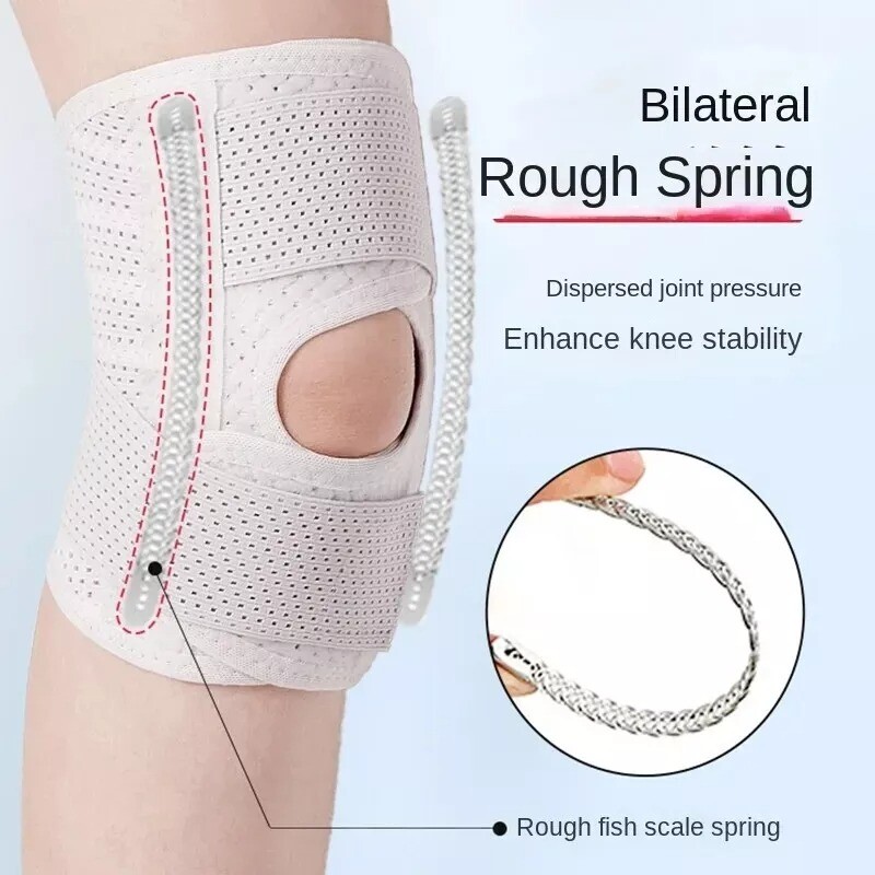 Unisex Knee Brace Compression Sleeve Support Patella Adjustable Joint Pain Relif
