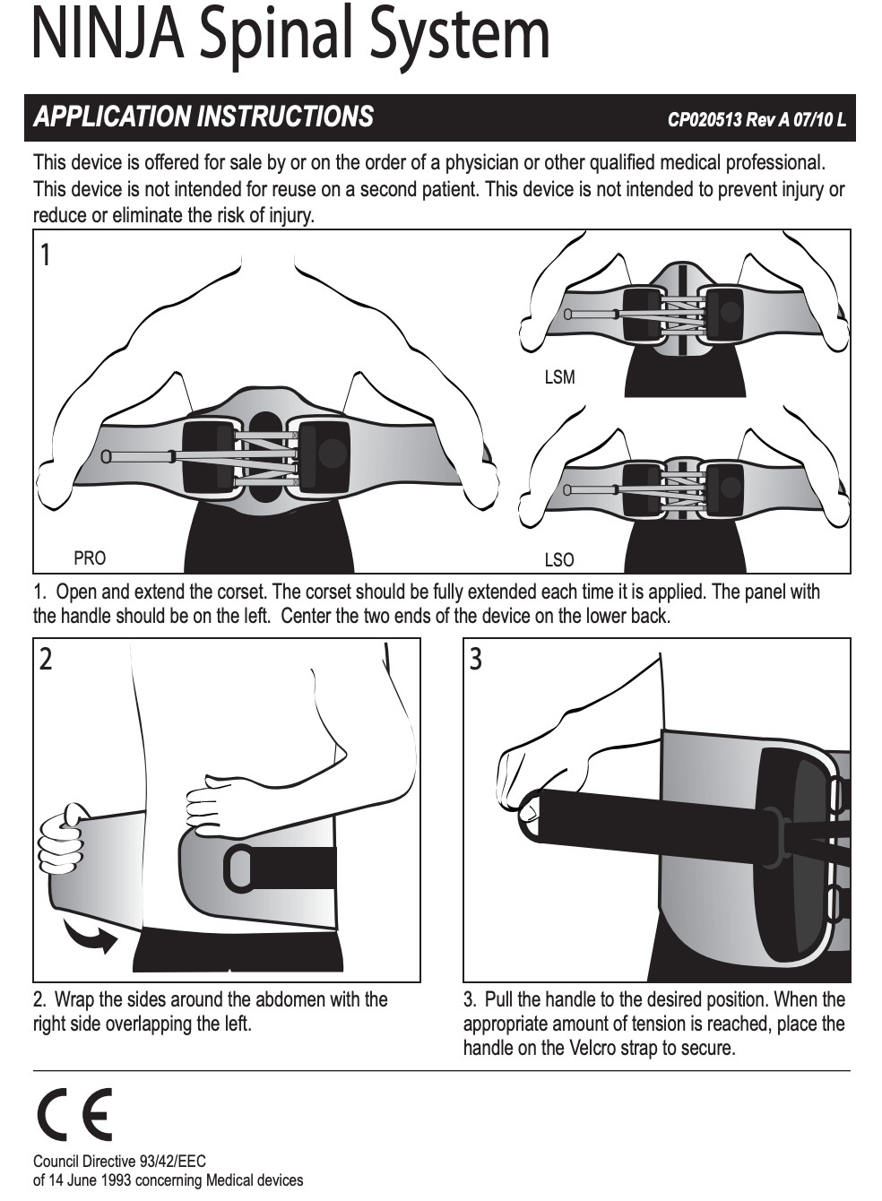 BREG Ninja PRO Back Brace — Professional Lumbar & Spine Support Orthosis