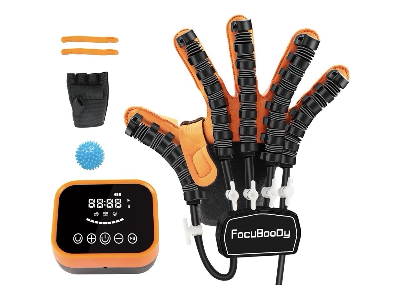 Rehabilitation Robot Gloves Equipment for Stroke Recovery Strength, Right Hand M