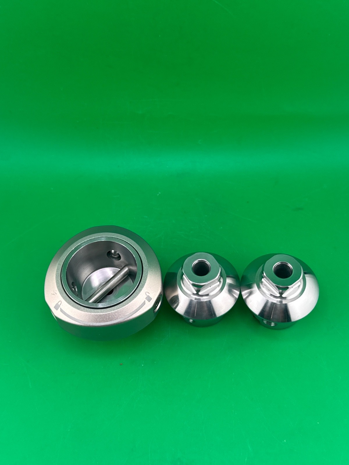 Prosthetic quick change release adapter w/ extra male pyramid insert. New