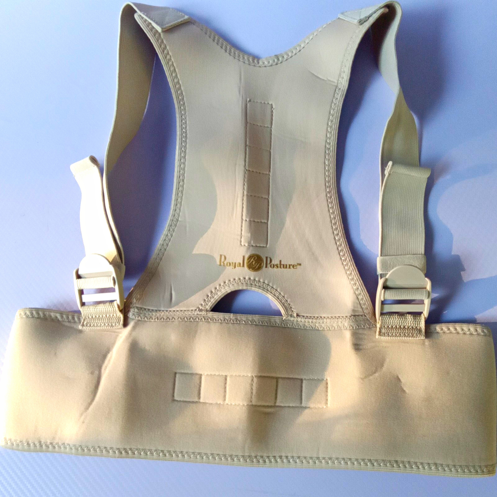 Royal Posture Energizing Posture Support Corrector S/M Beige Adjustable Back
