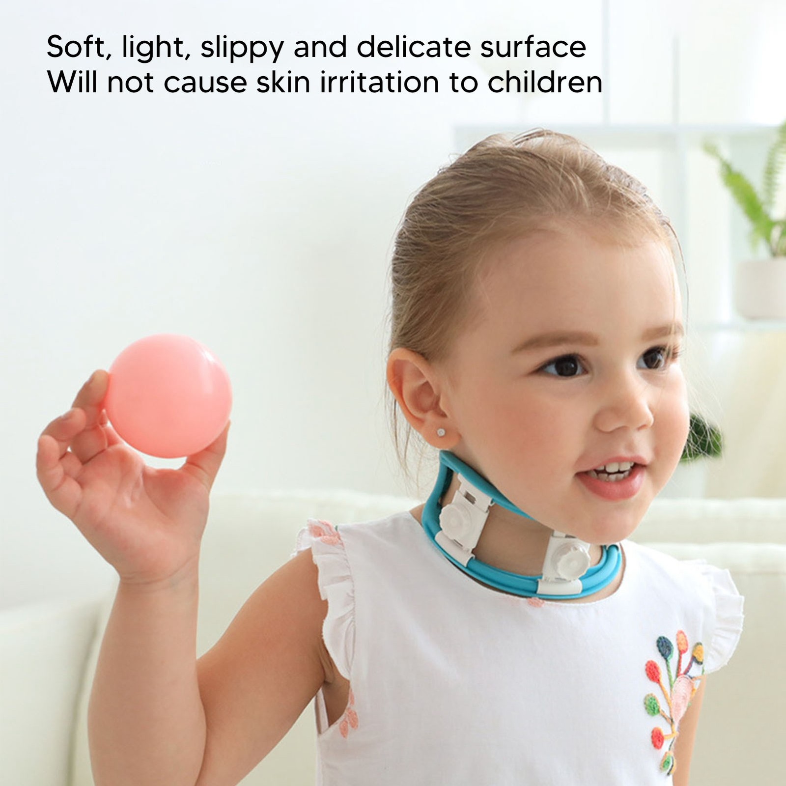 Child Neck Support Brace Universal Size Adjustable Orthosis for Recovery Correct