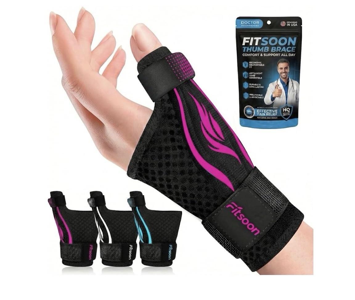 Thumb Support Brace Spica Splint Pain Relief for Arthritis & Trigger Finger