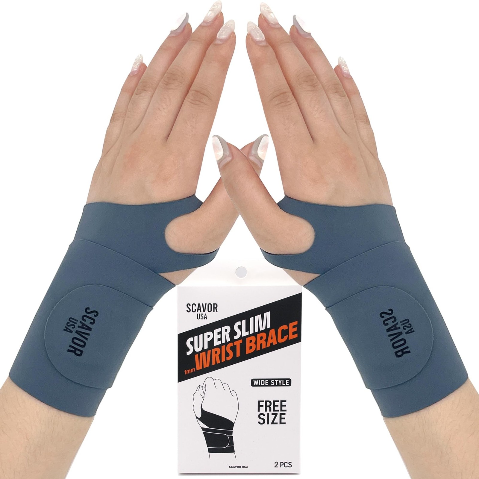 Wrist Brace for Carpal Tunnel – Thin Wrist Brace for Men and Women –