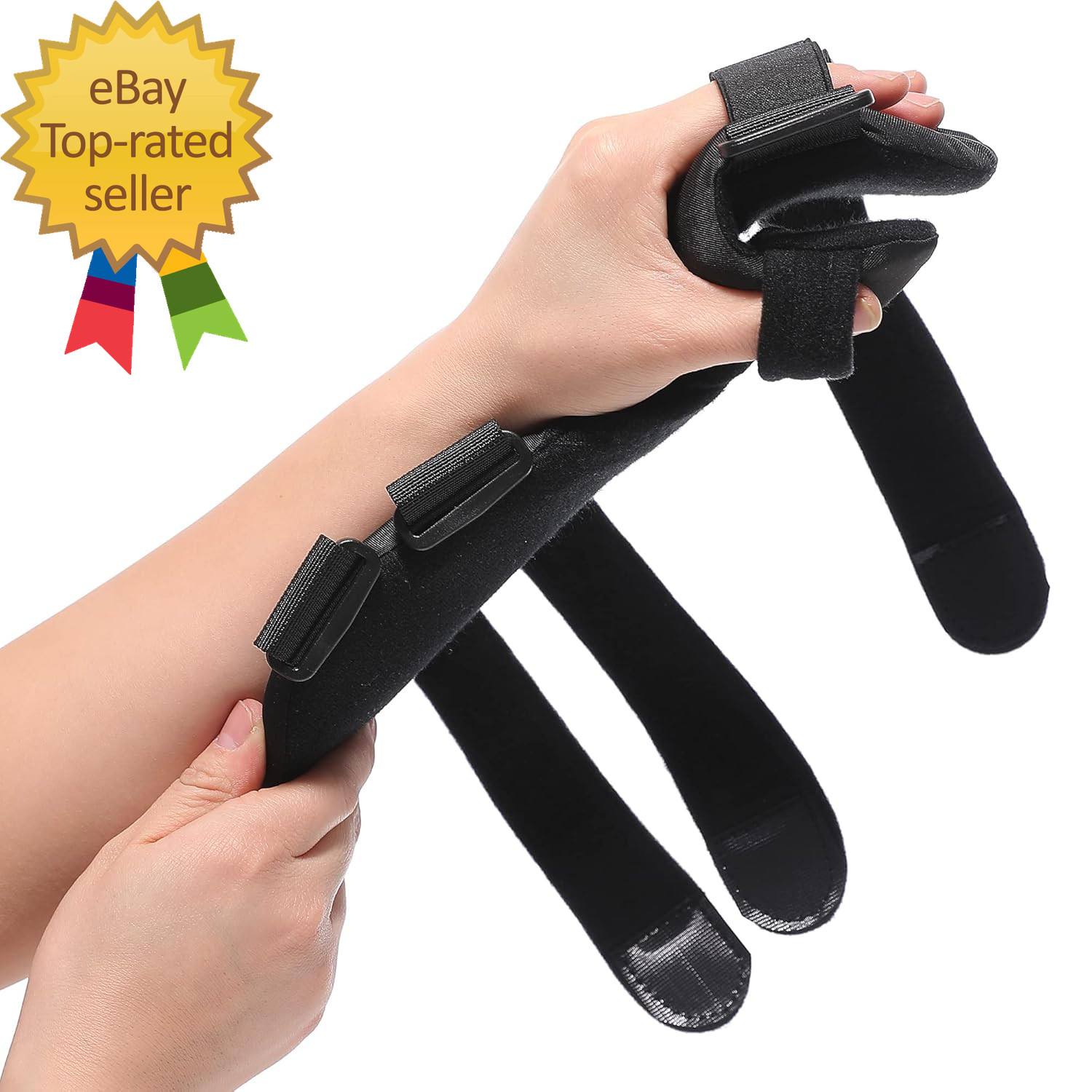 Resting Hand Splint with Finger Separators – Hand Brace for Finger Contractures
