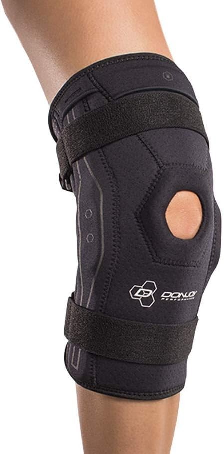 Bionic Hinged Knee Brace for Sprains Meniscus & Hyperextension Black Medium