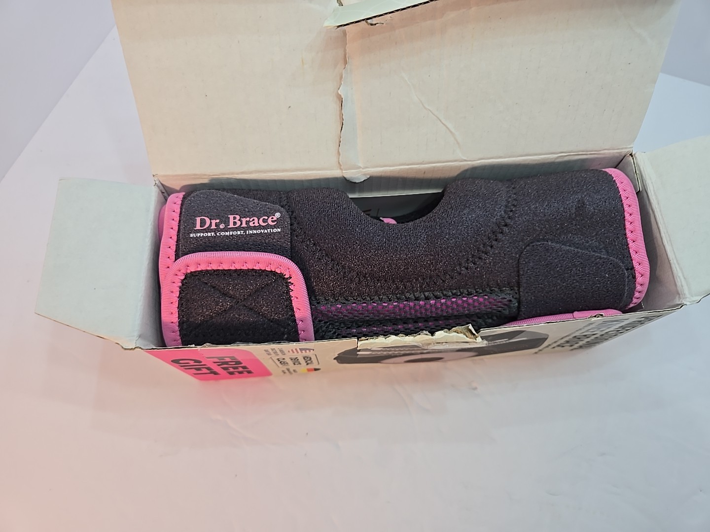 DR. BRACE – Professional Knee Brace for Knee Pain, with Lateral Stabilizers and