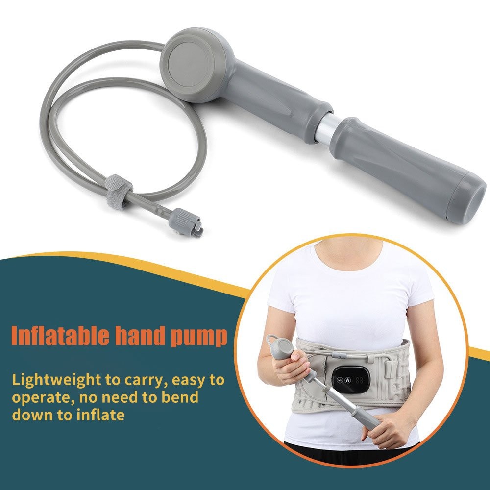 Lumbar Support Decompression Pain Spinal Air Traction Back Belt Heat Inflatable