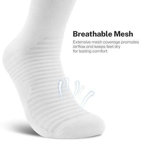 Athletic Crew Large-X-Large Black/White/Gray (2 Pairs Per Each Color)