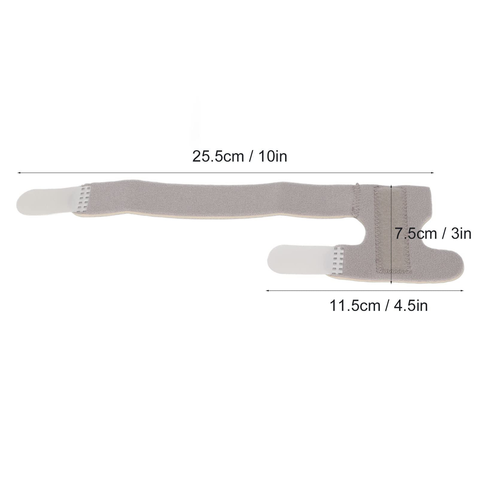 Joyzan Toe Brace Splint, 25.5 x 11.5 x 7.5cm / 10 x 4.5 x 3 inch, grey