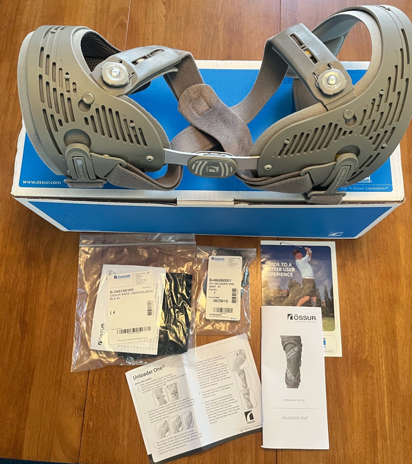 Ossur Unloader One with SmartDosing Medial Right Knee Brace Size XL w/ Box