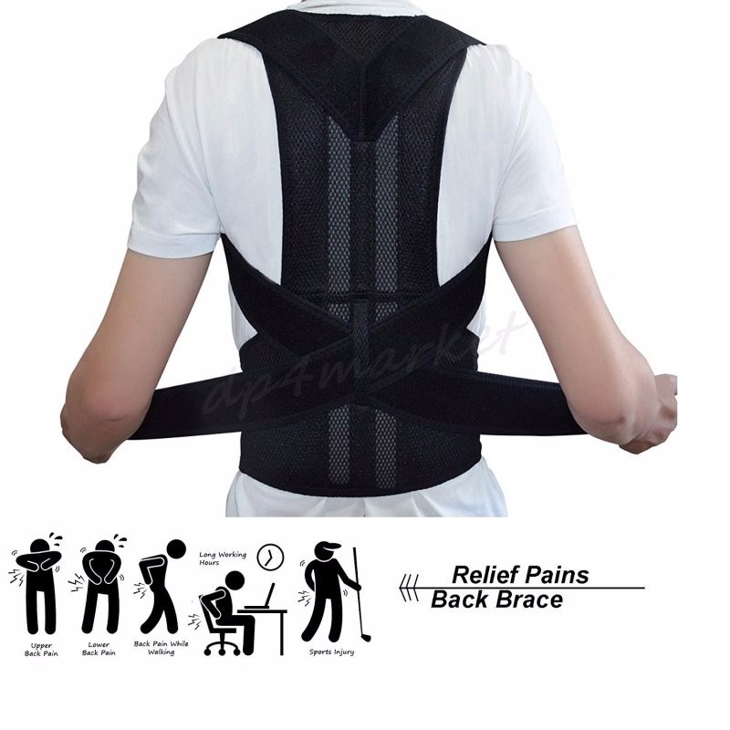 Chest Support Belt Back Shoulder Posture Corrector Therapy Humpback Brace Vest