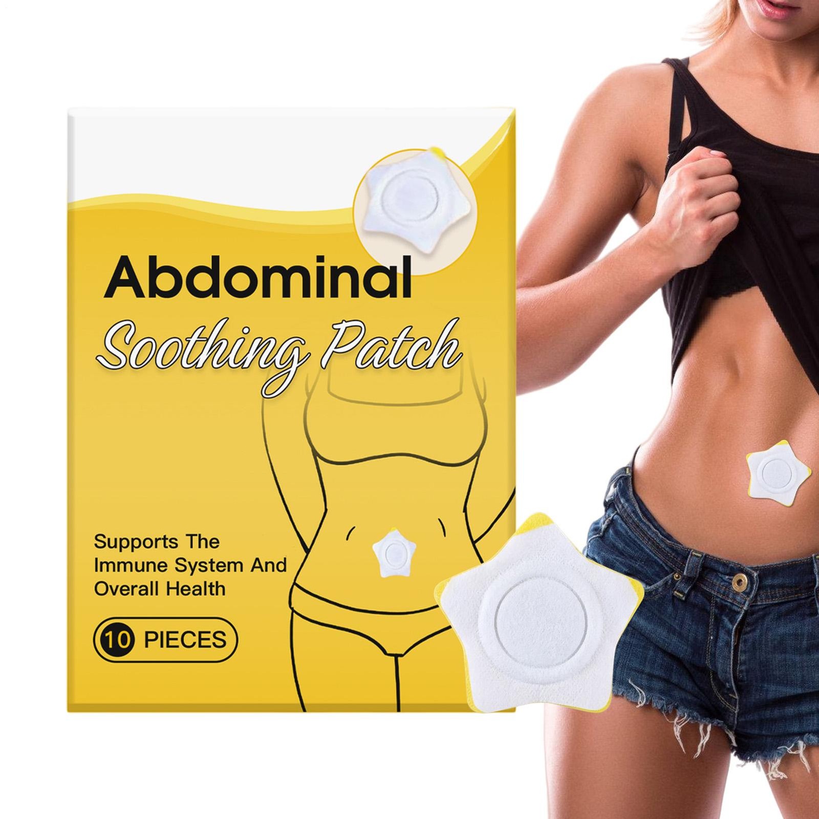 Abdominal Hernia Care Patch 10PCS Abdominal Hernia Care Patch Portable Safe