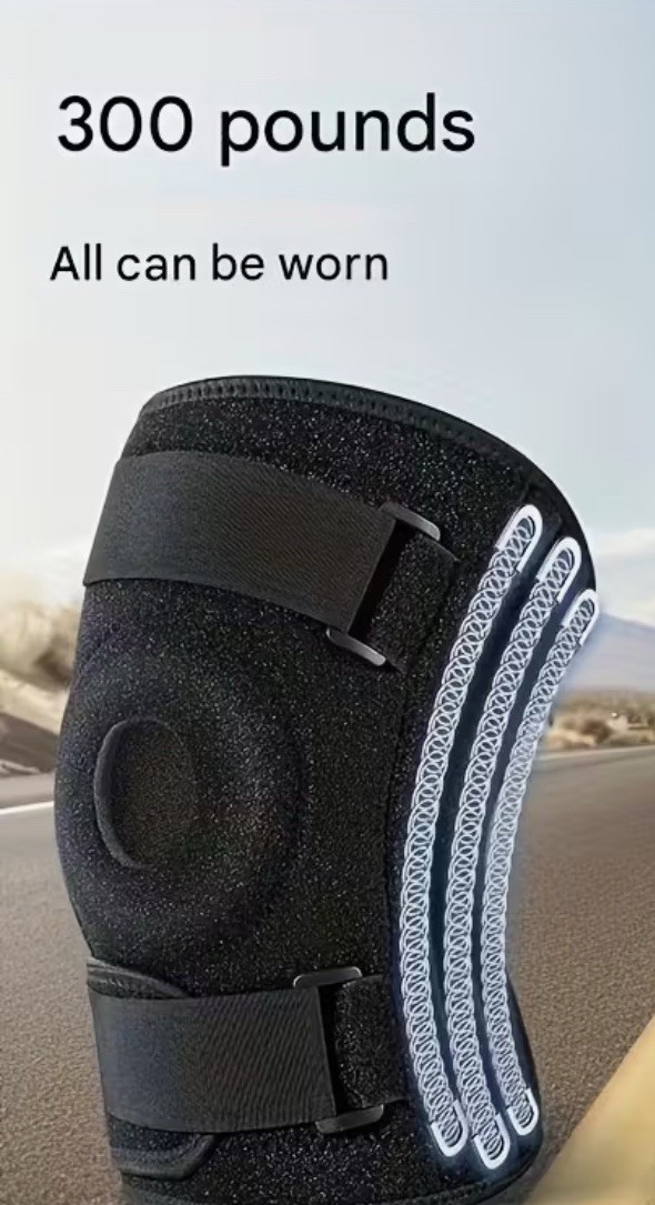 Extra Large Up to 300 lbs Knee Brace Support Pads Sports Arthritis Walking – New