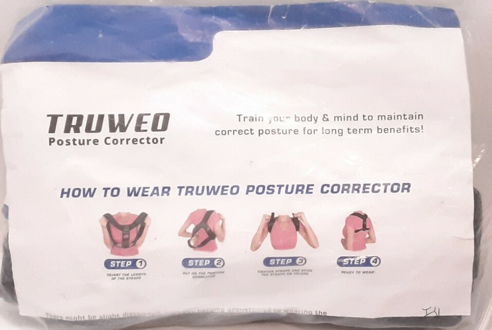 Posture Corrector Adults Adjustable, Black New
