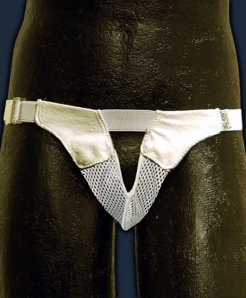 Elastic Suspensory Support Vasectomy Strain Scrotum Crotch Bell Horn