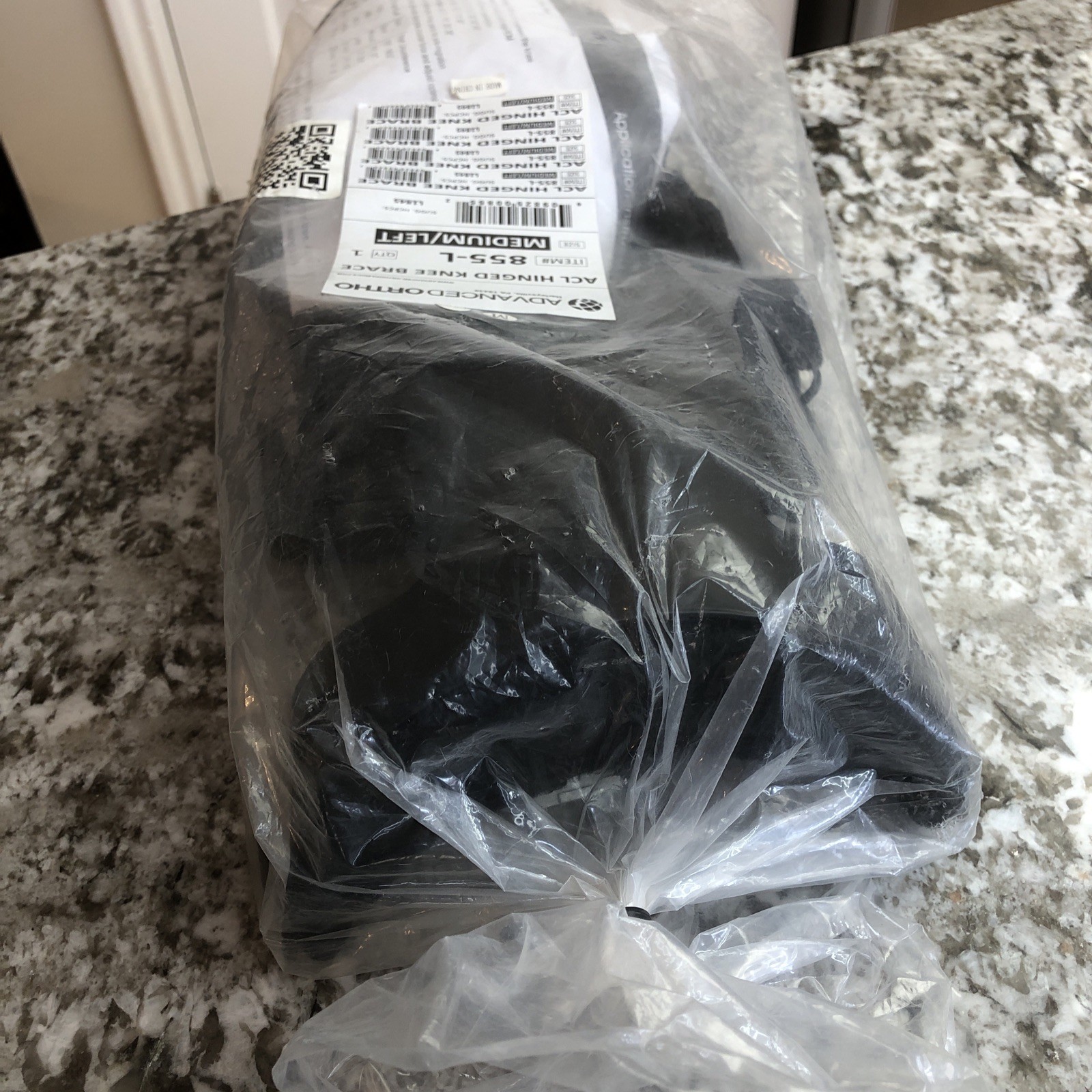 Advanced Ortho ACL Hinged Knee Brace 855-L Medium Left ROM Post Op Support NEW