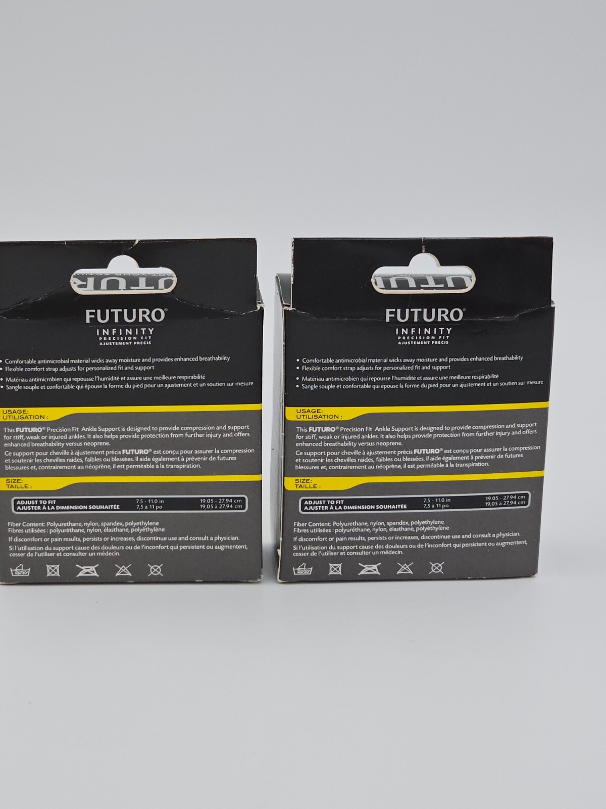 FUTURO INFINITY PRECISION FIT ANKLE SUPPORT X2 NEW