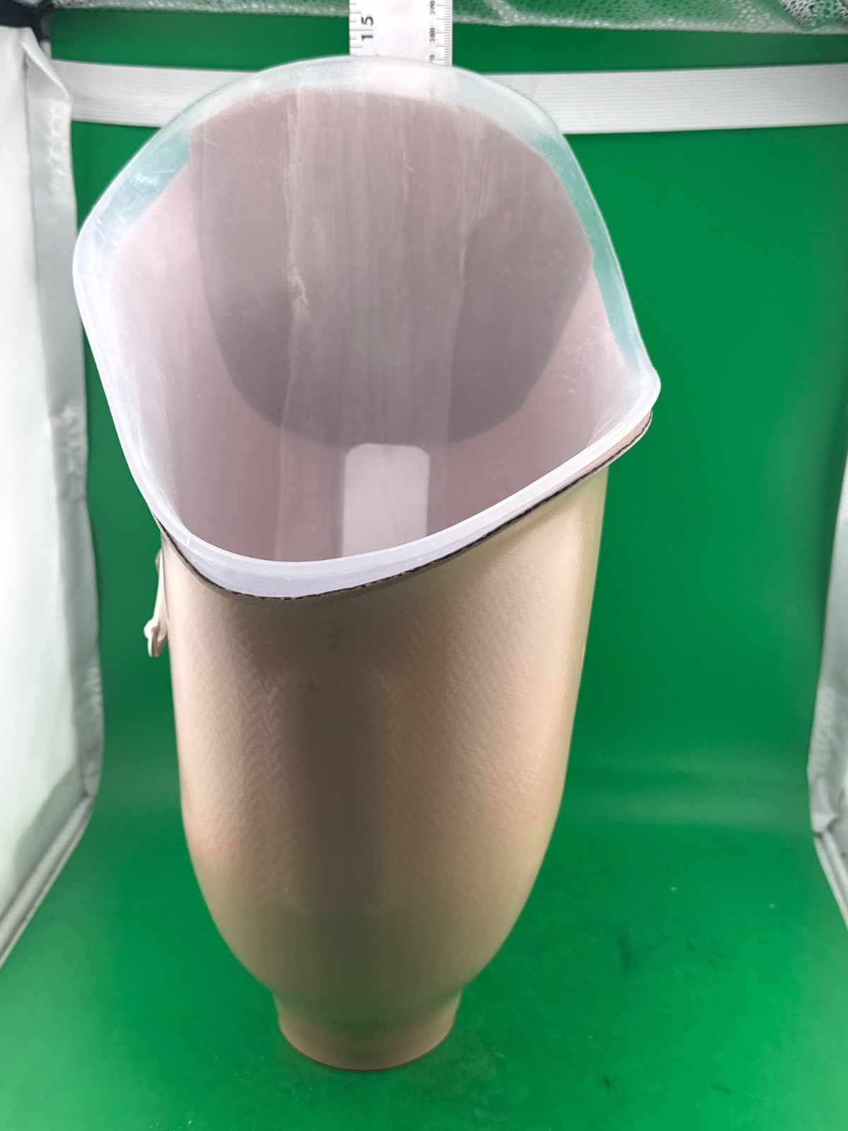 Right above knee prosthetic socket. Not for medical use