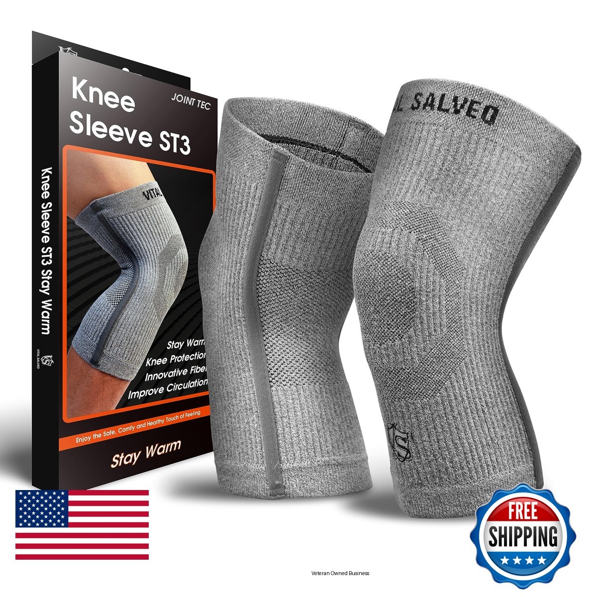 VS VITAL SALVEO Vital Salveo Warm Knee Sleeve Thermal Pain Relief, Stay Warm