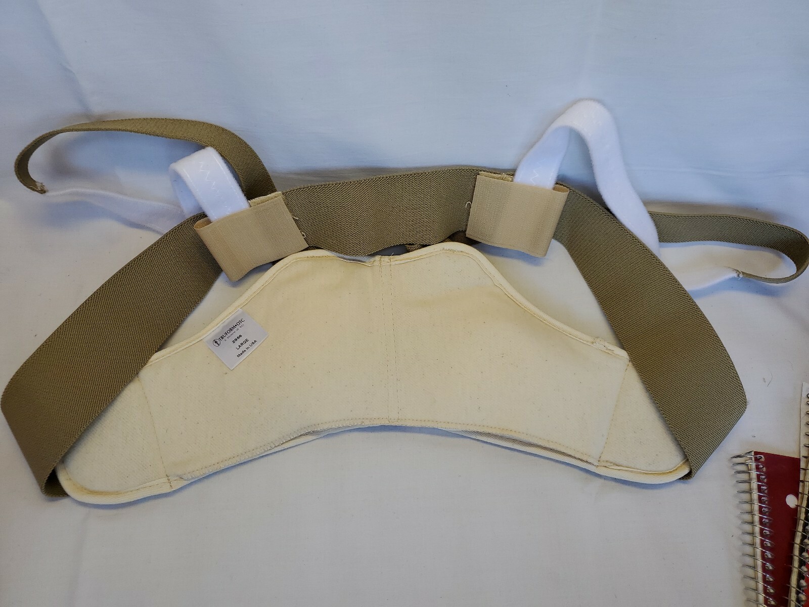 OTC Professional Orthopedic Lightweight LARGE Beige HERNIA BELT #2956