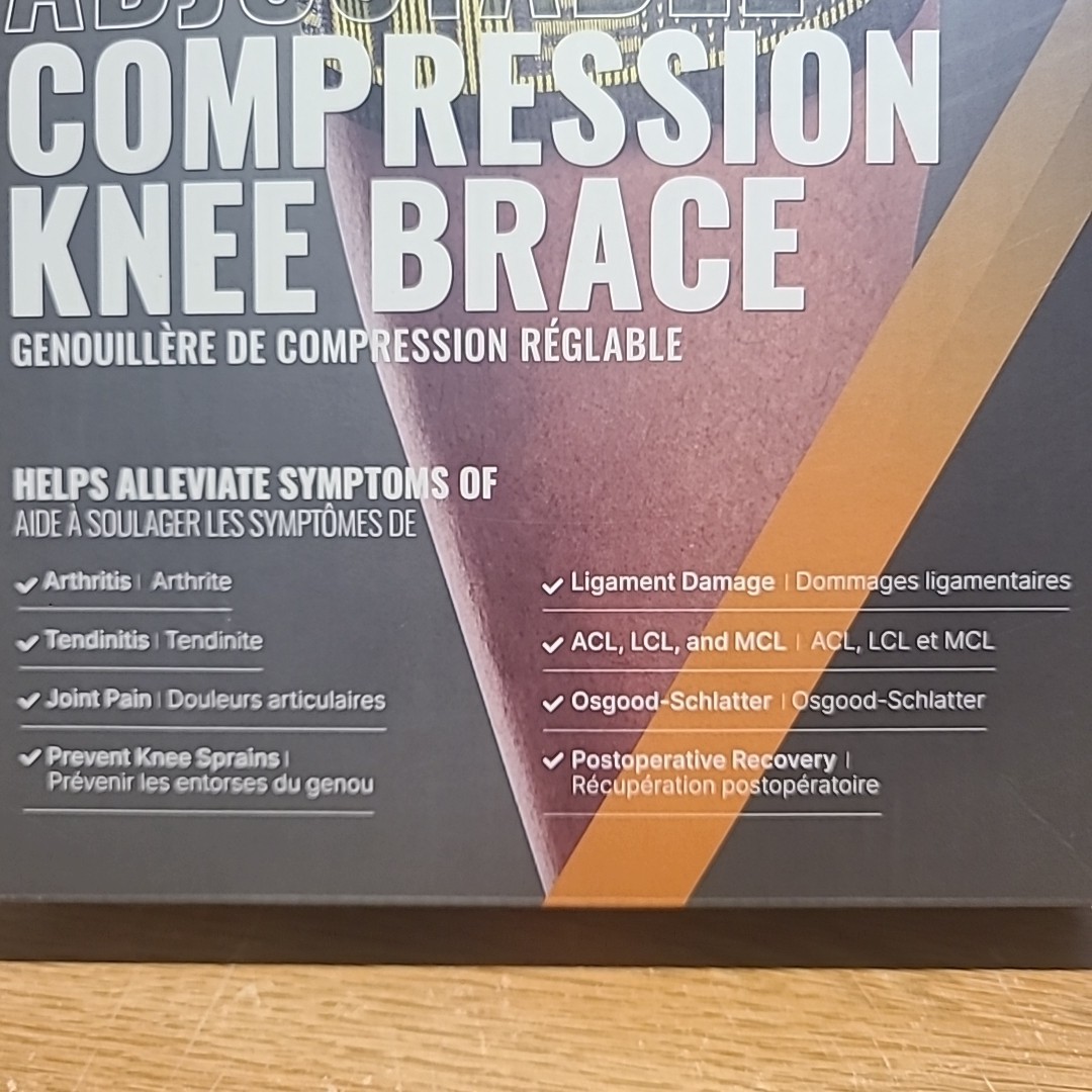 Fit Geno Adjustable Compression Knee Brace Medium – New