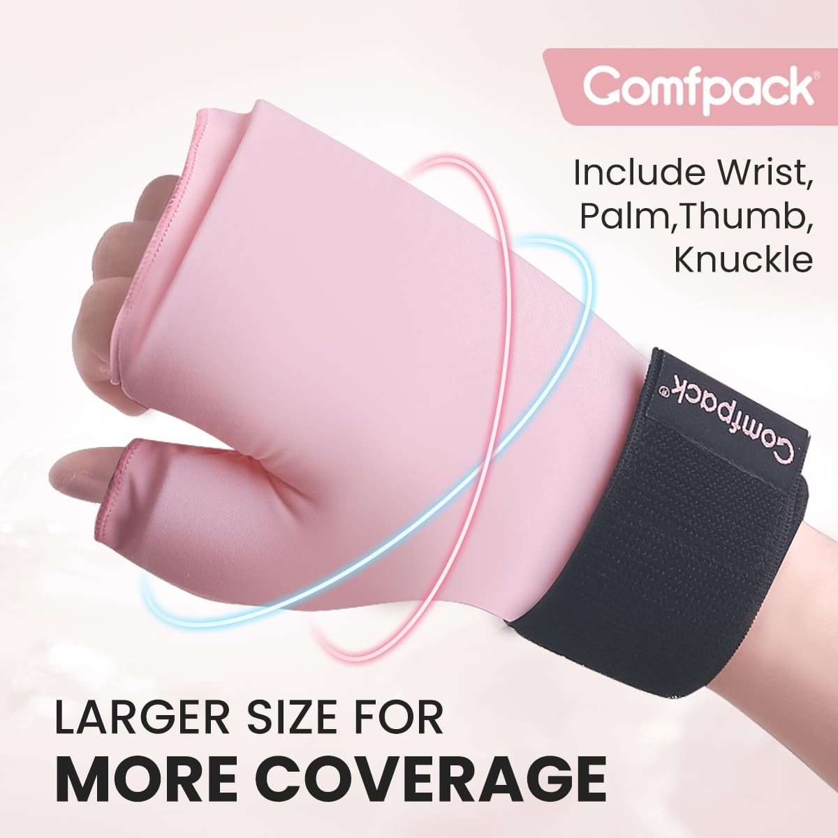 Comfpack Hand Ice Pack Glove for Arthritis Pain Relief, Wrist Ice Pack Wrap f…