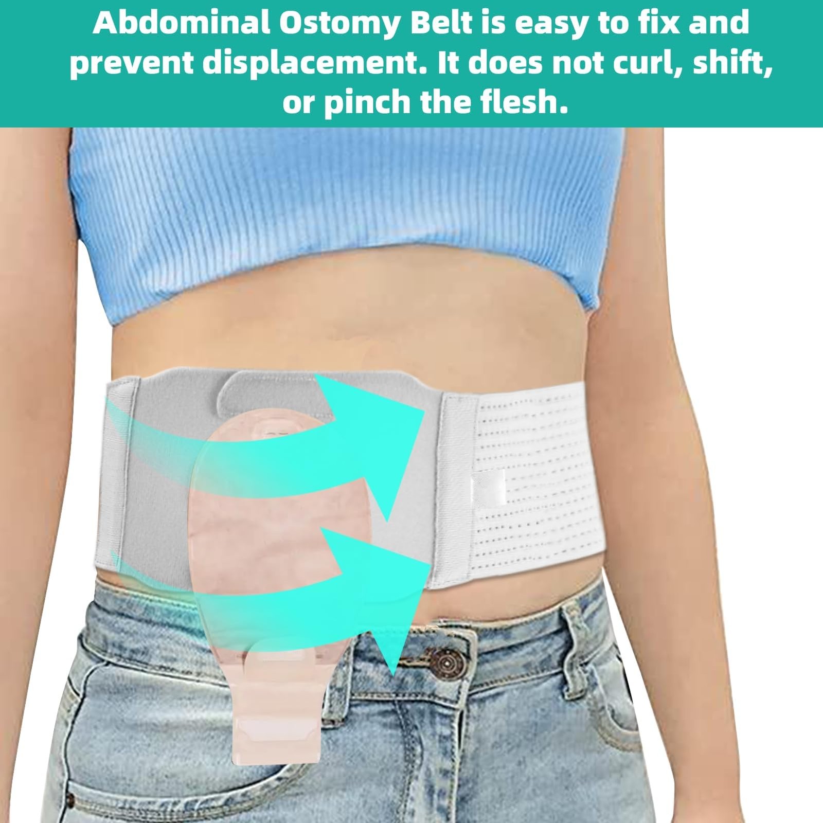 Ostomy Belt, Adjustable Stoma Support Belt, Universal Ileostomy Colostomy Bel…