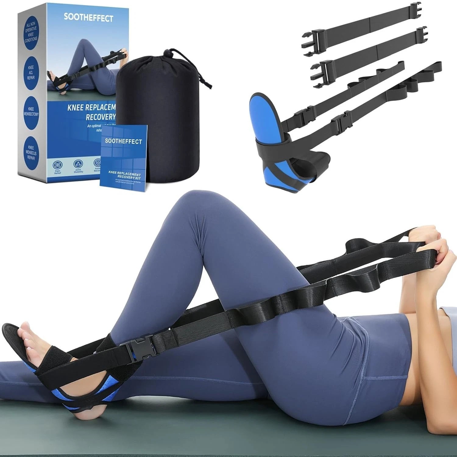 Essential Post-Surgery Knee Rehab Kit – Adjustable & HSA Eligible Equipment