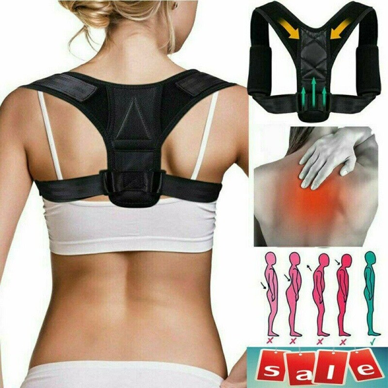 Adjustable Posture Corrector Back Brace Straightener Belt For Men Women