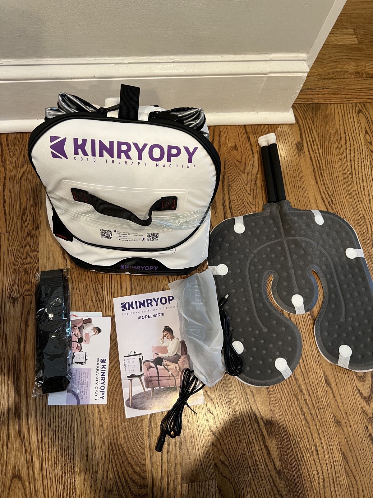 KINRYOPY Cold Therapy Machine with Programmable Timer, Portable Ice Machine Knee
